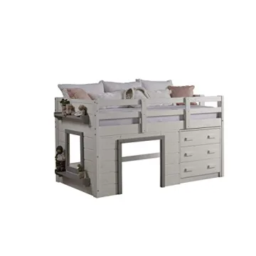 Donco Kids Twin Low Loft Bed - Stylish & Functional