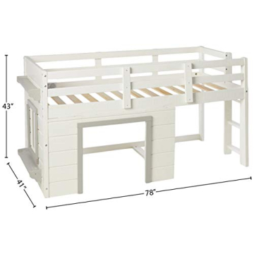 Donco Kids Twin Low Loft Bed - Stylish & Functional