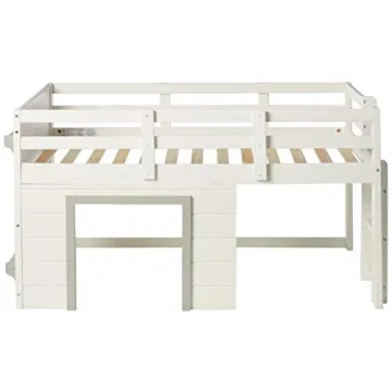 Donco Kids Twin Low Loft Bed - Stylish & Functional