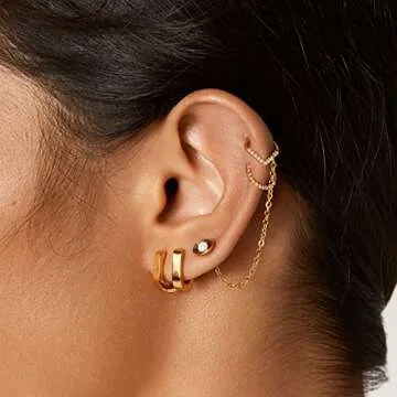 Tini Lux Titanium Mini Trendsetter Hoops for Sensitive Ears