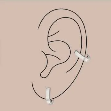 Tini Lux Titanium Mini Trendsetter Hoops for Sensitive Ears