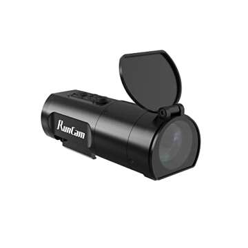 RunCam ScopeCam Plus Airsoft Camera - 2.7K60fps 20x Zoom Action Camera with LCD Screen WiFi 6 Hours Video Recording Aluminum Body for Airsoft Paintball Hunting Tactical Training