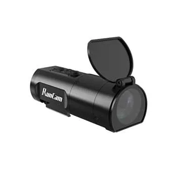 RunCam ScopeCam Plus Airsoft Camera - 2.7K60fps 20x Zoom Action Camera with LCD Screen WiFi 6 Hours Video Recording Aluminum Body for Airsoft Paintball Hunting Tactical Training