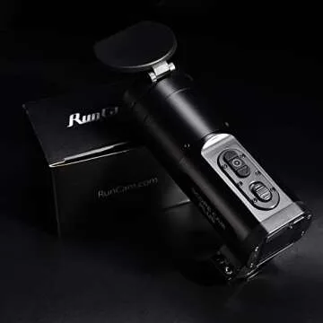 RunCam ScopeCam Plus Airsoft Camera - 2.7K60fps 20x Zoom Action Camera with LCD Screen WiFi 6 Hours Video Recording Aluminum Body for Airsoft Paintball Hunting Tactical Training