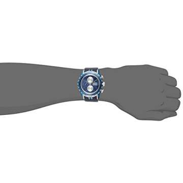Edox Men's 01121 357B BUIN Grand Ocean Analog Display Swiss Automatic Blue Watch