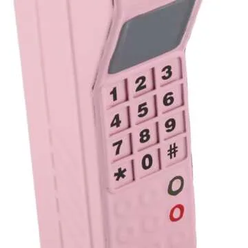 LBEC Retro Mobile Phone Model Ornaments, Exquisite Durable Simulation Brick Mobile Phone Model for Photo Studio (Pink)