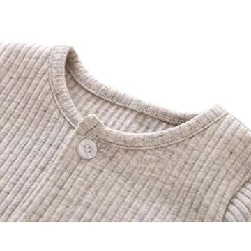 Comfortable Striped Cotton Romper for Infants