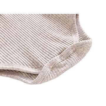 Comfortable Striped Cotton Romper for Infants