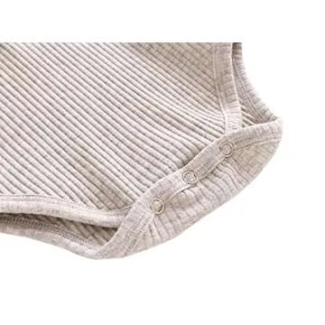 Comfortable Striped Cotton Romper for Infants