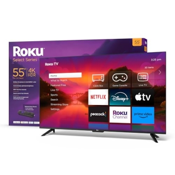 Roku 55-Inch Smart TV with 4K HDR & Voice Remote