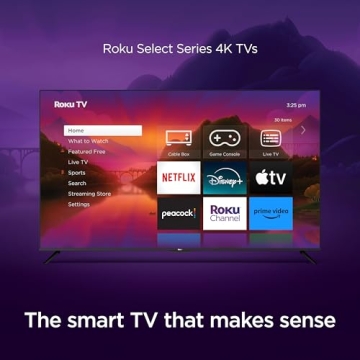 Roku 55-Inch Smart TV with 4K HDR & Voice Remote
