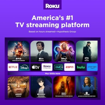 Roku 55-Inch Smart TV with 4K HDR & Voice Remote