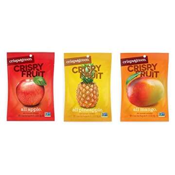 Crispy Green Freeze-Dried Fruit, Single-Serve, Tropical Variety Pack, 0.35 Ounce (16 Count) NEW PACKAGING