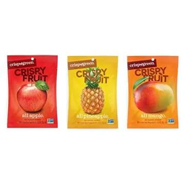 Crispy Green Freeze-Dried Fruit, Single-Serve, Tropical Variety Pack, 0.35 Ounce (16 Count) NEW PACKAGING