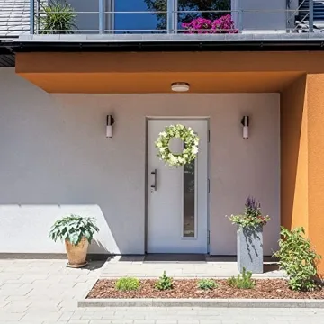WreathDream 18'' Spring Wreath with Eucalyptus and Cherry Blossoms