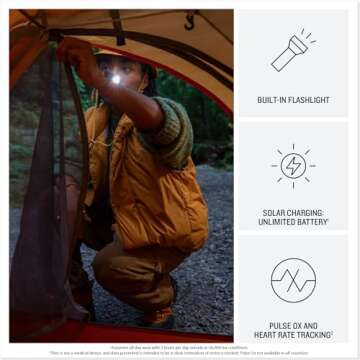 Garmin Instinct® 3 GPS Smartwatch, Rugged & Solar Powered