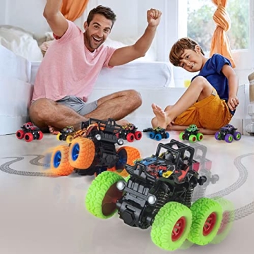 8 Pack Monster Truck Toys for Kids Aged 3-8 - Durable and Fun