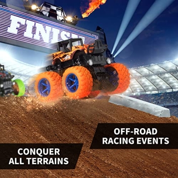 8 Pack Monster Truck Toys for Kids Aged 3-8 - Durable and Fun