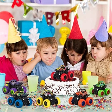 8 Pack Monster Truck Toys for Kids Aged 3-8 - Durable and Fun