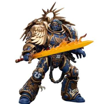 JOYTOY 7-inch Warhammer 40K Action Figure - Ultramarine Primarch Roboute Guilliman - Perfect Gift fo...