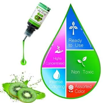 Epoxy Resin Pigment - 18 Colors Epoxy UV Resin Dye Liquid Transparent for UV Resin Coloring, DIY Resin Jewelry Making - Concentrated UV Resin Colorant for Art, Paint, Crafts - 0.35 oz/10ml Each