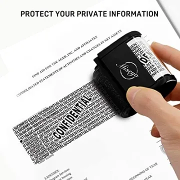 Miseyo Roller Stamp for Privacy Protection - 3Pack Set