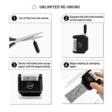 Miseyo Roller Stamp for Privacy Protection - 3Pack Set