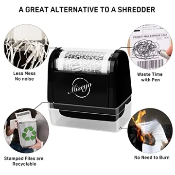 Miseyo Roller Stamp for Privacy Protection - 3Pack Set