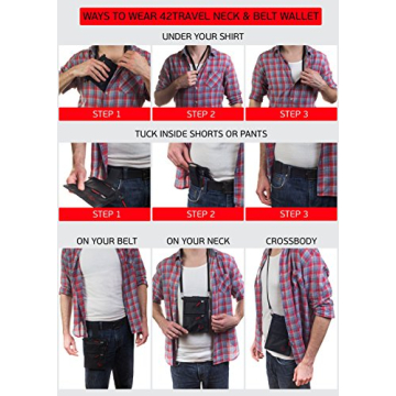 Travel Smart Neck Wallet with RFID Protection for All