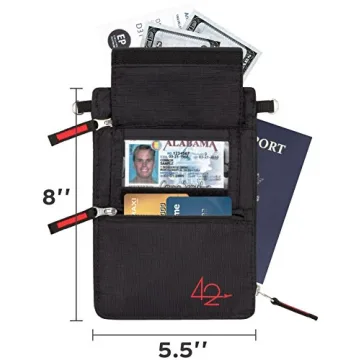 Travel Smart Neck Wallet with RFID Protection for All