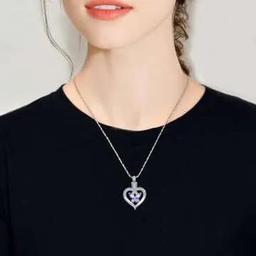 Imrsanl Butterfly Urn Necklace for Ashes Memorial Jewelry