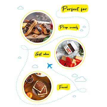 Mini Nutella Glass Jars - Perfect Snacks on the Go!