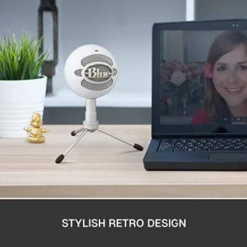 Logitech for Creators Blue Snowball iCE USB Microphone - White