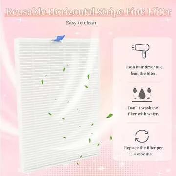 ANGNYA Nail Dust Collector with LED Light,Nail Dust Collector for Acrylic Nails Powerful 40 W Nail Vacuum Dust Collection with 1Reusable Filters & 1 Brush Dust Collector for Nails Tech