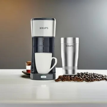 Krups Simply Brew Stainless Steel Coffee Maker with Tumbler