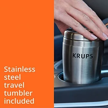 Krups Simply Brew Stainless Steel Coffee Maker with Tumbler