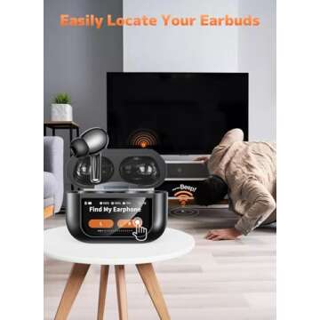 Szwdo Wireless Earbuds - ANC, Touch Control, 48H Playtime