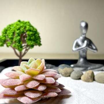 Buddhist Lotus for Zen Garden Accessories and Decor