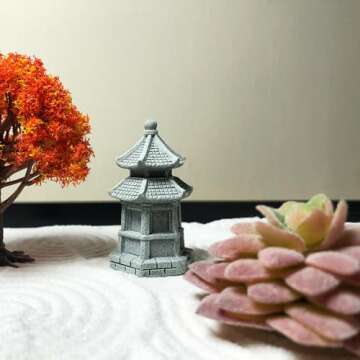 Buddhist Lotus for Zen Garden Accessories and Decor