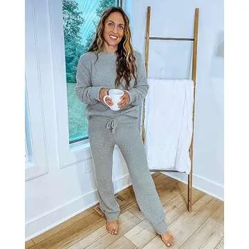 Luvamia Women's Casual Pajama Sets for Cozy Comfort