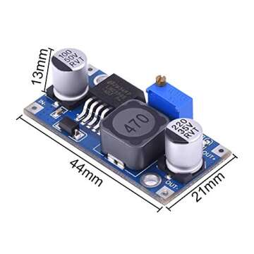KeeYees Buck Converter: Adjustable DC Voltage Regulator Module