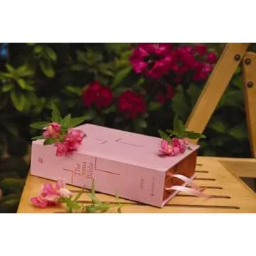 The Jesus Bible NIV Edition Leathersoft in Pink