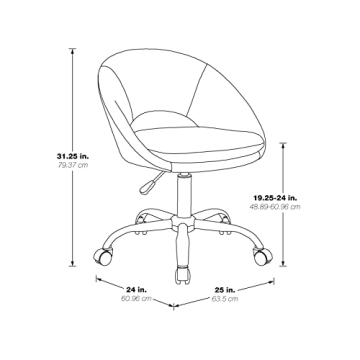 Chic Adjustable OSP Milo Office Chair for Stylish Workspaces