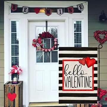Valentine's Day Garden Flag - Durable and Charming Decor