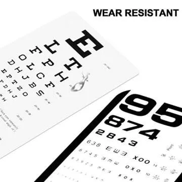 Pocket Eye Chart for Convenient Vision Testing Anywhere