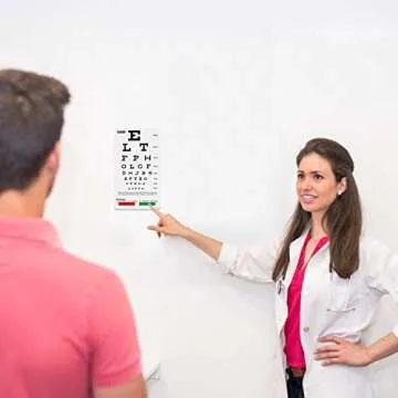 Pocket Eye Chart for Convenient Vision Testing Anywhere