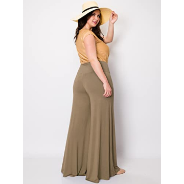 MBJ WB750 Women's Chic Palazzo Lounge Pants for Ultimate Comfort