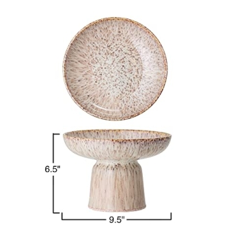 Bloomingville Brown Footed Bowl - Elegant & Versatile Centerpiece