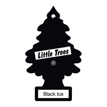 Little Trees Black Ice Air Freshener 24 Pack for Freshness