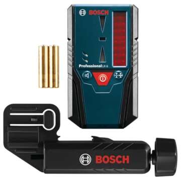 BOSCH LR 6 Red-Beam Laser Receiver with Mounting Bracket